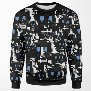 Modified Anti Surveillance Disable Facial Recognition Pattern All-over-print Unisex Sweatshirt