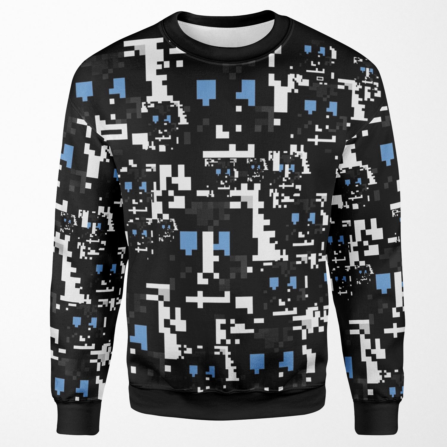 Modified Anti Surveillance Disable Facial Recognition Pattern All-over-print Unisex Sweatshirt