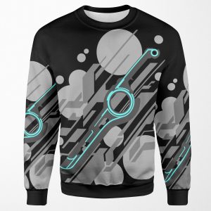 Monado Abstract Grey All-over-print Unisex Sweatshirt