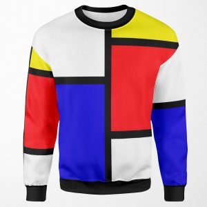 Mondrian All-over-print Unisex Sweatshirt