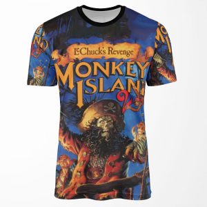 Monkey Island 2 Lechuck S Revenge All-over-print T-shirt