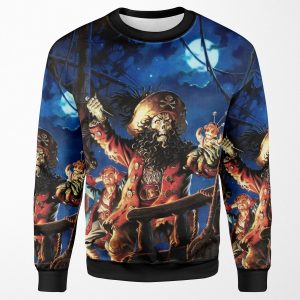 Monkey Island 2 Lechuck S Revenge High Contrast All-over-print Unisex Sweatshirt
