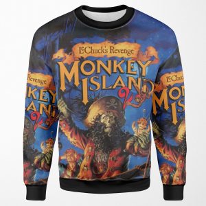 Monkey Island 2 Lechuck S Revenge All-over-print Unisex Sweatshirt
