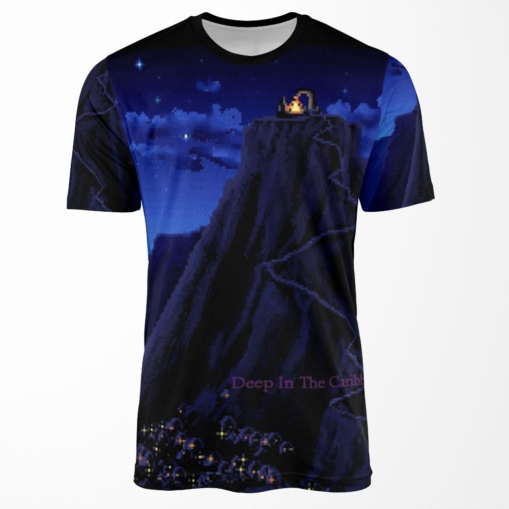 Monkey Island Deep In The Caribbean All-over-print T-shirt