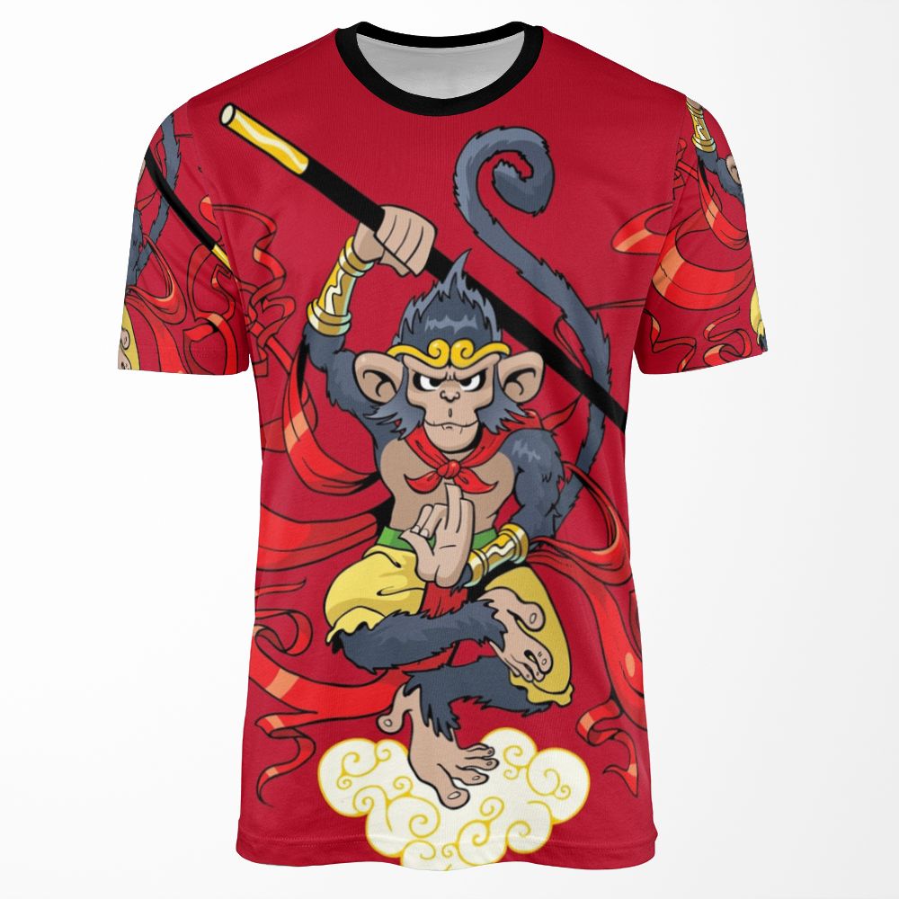 Monkey King All-over-print T-shirt