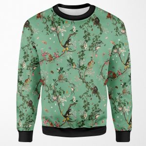Monkey World Green All-over-print Unisex Sweatshirt