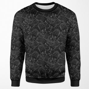 Monochrome Isopods 2 All-over-print Unisex Sweatshirt