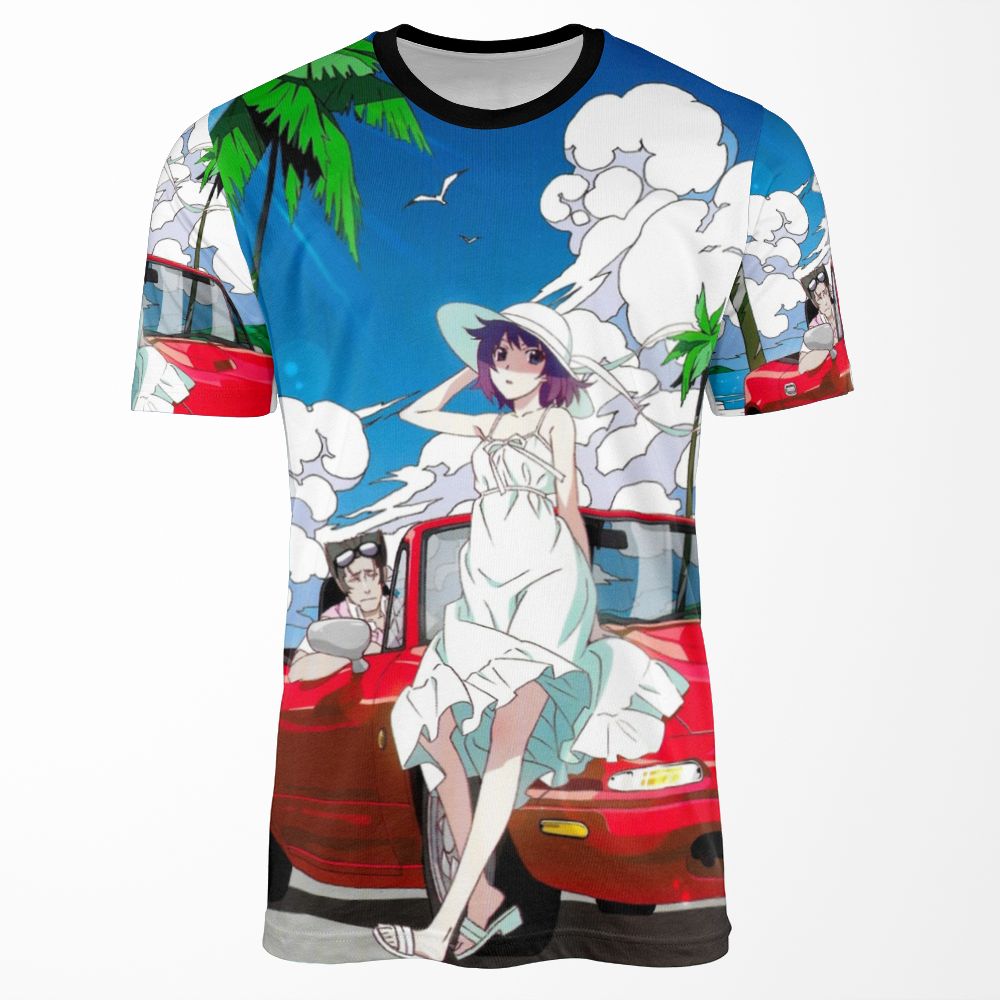 Monogatari Series Fast Love All-over-print T-shirt
