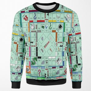 Monolopy Board Game Design All-over-print Unisex Sweatshirt