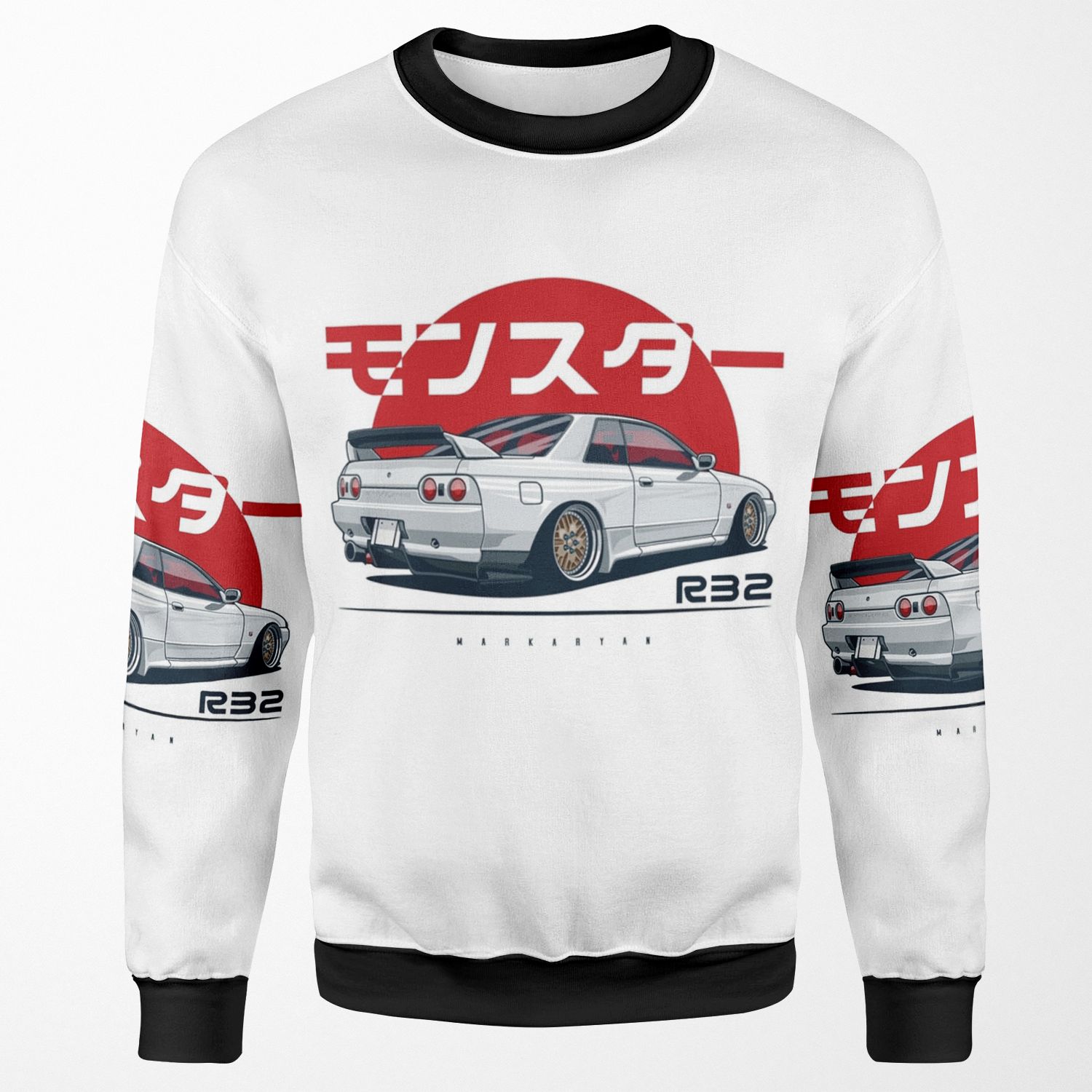 Monster Skyline R32 Gtr All-over-print Unisex Sweatshirt