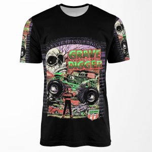 Monster Truck Grave Digger Vintage All-over-print T-shirt