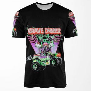 Monster Truck Grave Digger Vintage Hypebeast All-over-print T-shirt