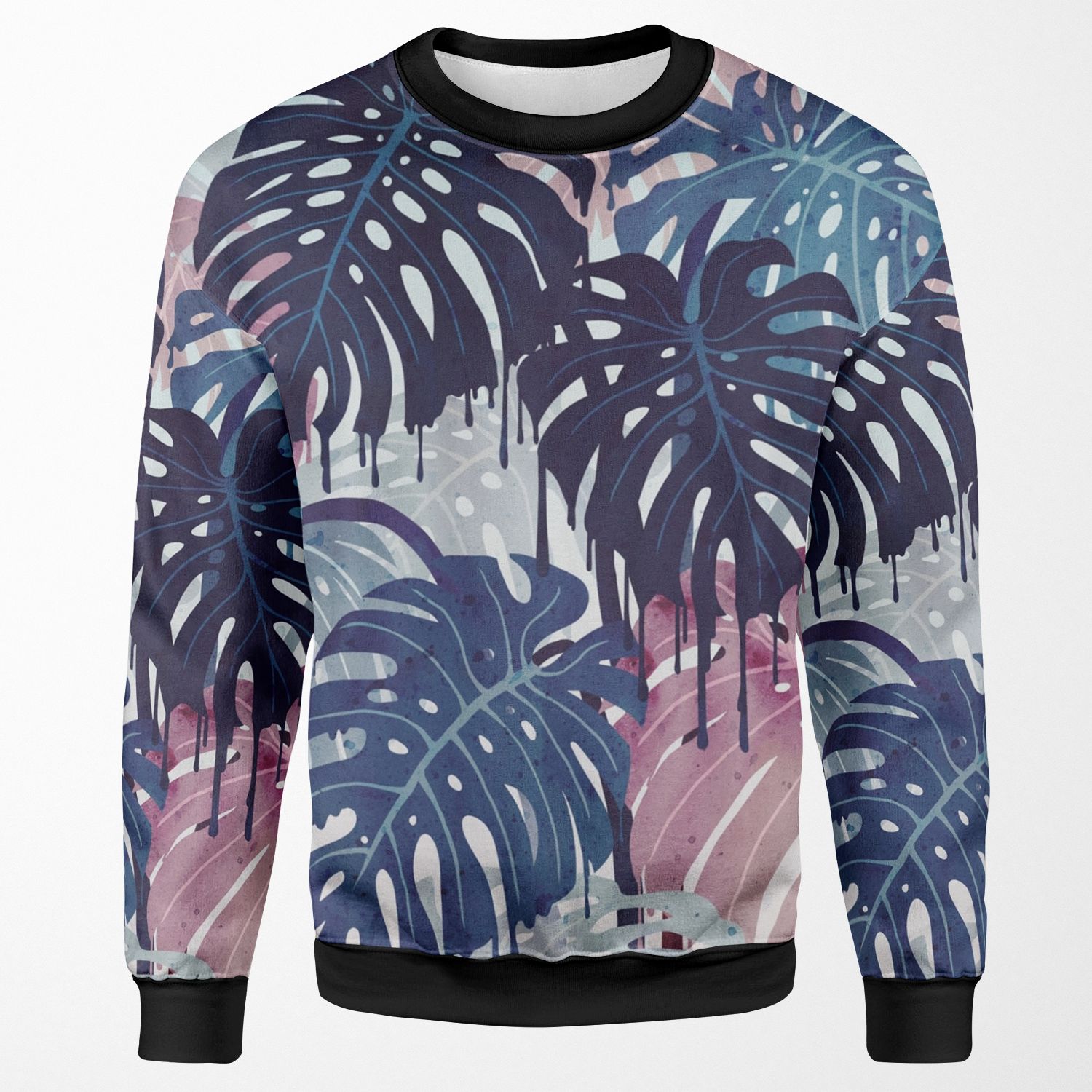 Monstera Melt All-over-print Unisex Sweatshirt