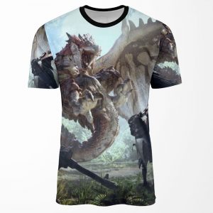 Monter Hunter World All-over-print T-shirt