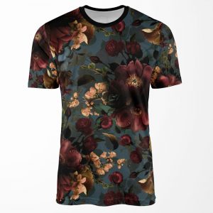 Moody Florals Mystic Night 10 All-over-print T-shirt