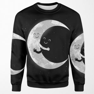 Moon Hug All-over-print Unisex Sweatshirt