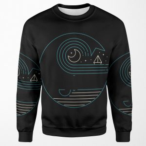 Moonlight Companions All-over-print Unisex Sweatshirt