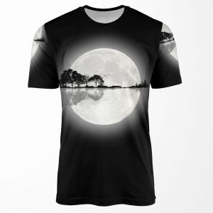 Moonlight Nature Guitar All-over-print T-shirt