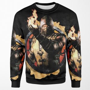 Mortal Kombat Scorpion All-over-print Unisex Sweatshirt