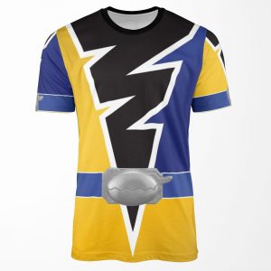 Mosa Fury Gold Rangers Dino Fury All-over-print T-shirt