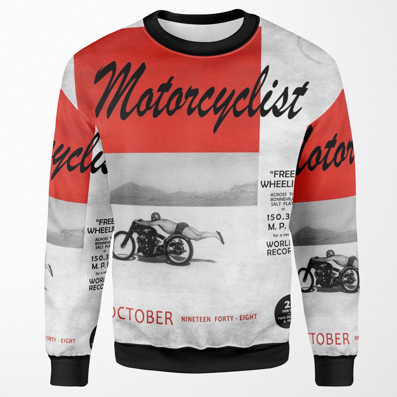 Motorcyclist Magazine Free Wheeling All-over-print Unisex Sweatshirt