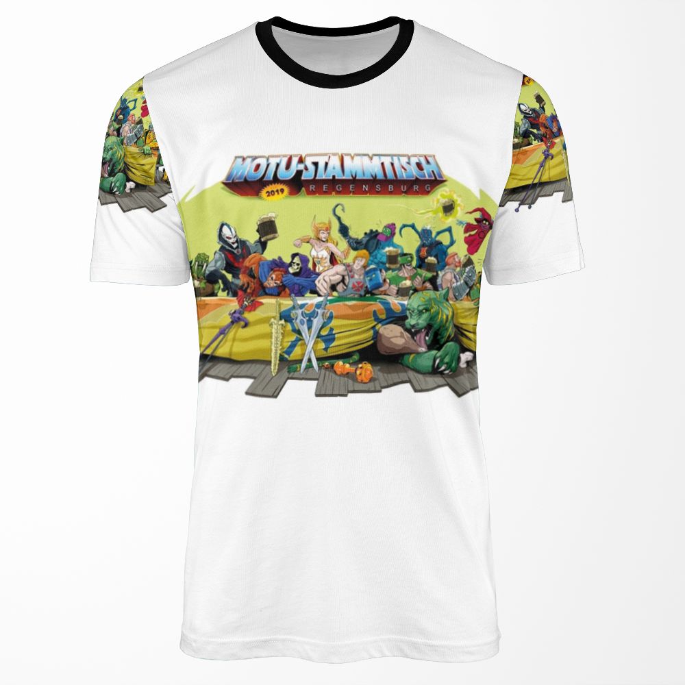 Motu Regulars Table In Regensburg All-over-print T-shirt