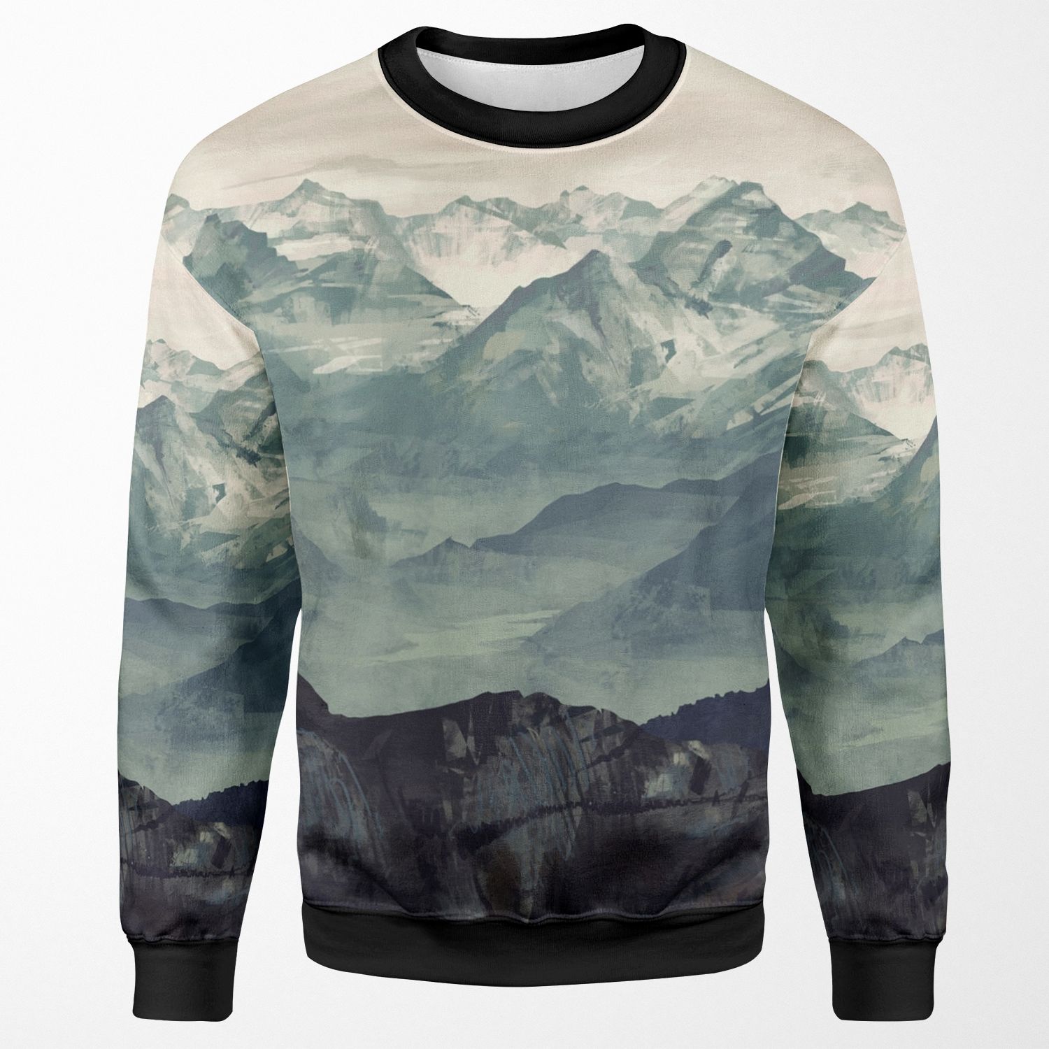 Mountain Fog All-over-print Unisex Sweatshirt