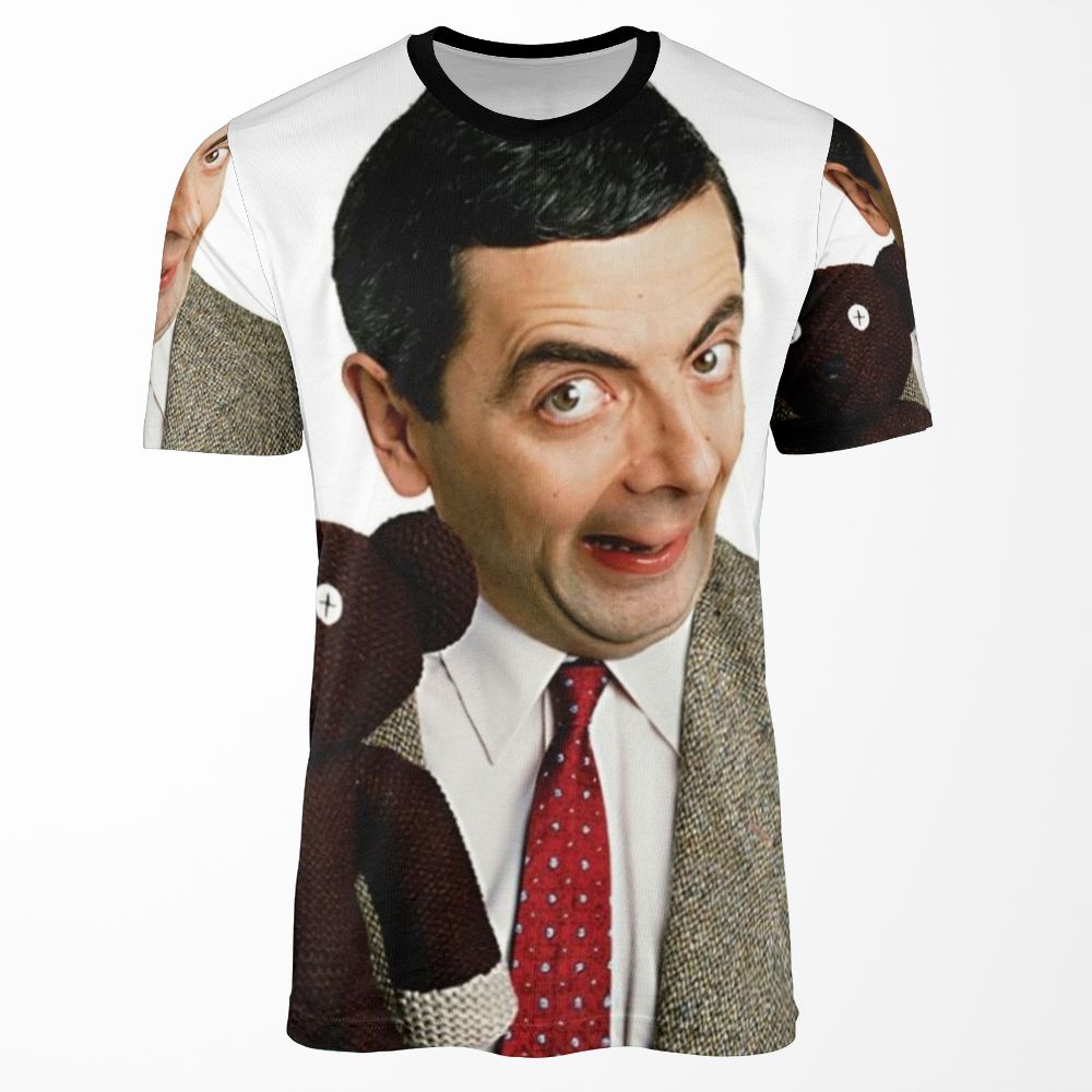 Mr Bean And Teddy All-over-print T-shirt