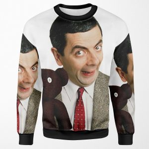 Mr Bean And Teddy All-over-print Unisex Sweatshirt