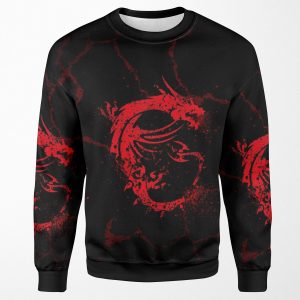 Msi Logo All-over-print Unisex Sweatshirt