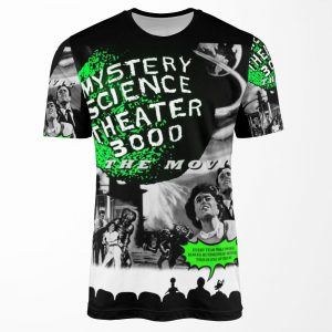 Mst3K The Movie Black And White Poster All-over-print T-shirt