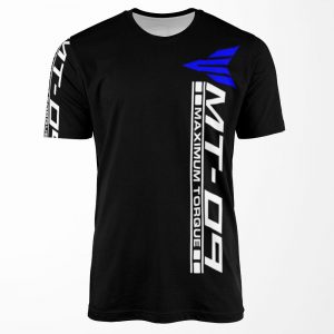 Mt 09 Max White All-over-print T-shirt