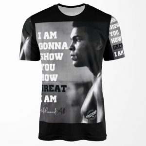 Muhammad Ali I Am Gonna Show You How Great I Am All-over-print T-shirt
