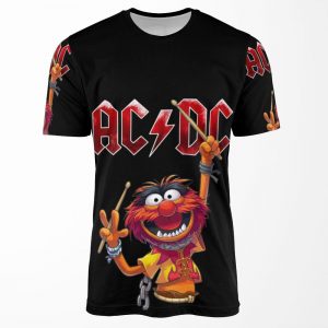Muppet Animal Drummer X Abdc All-over-print T-shirt