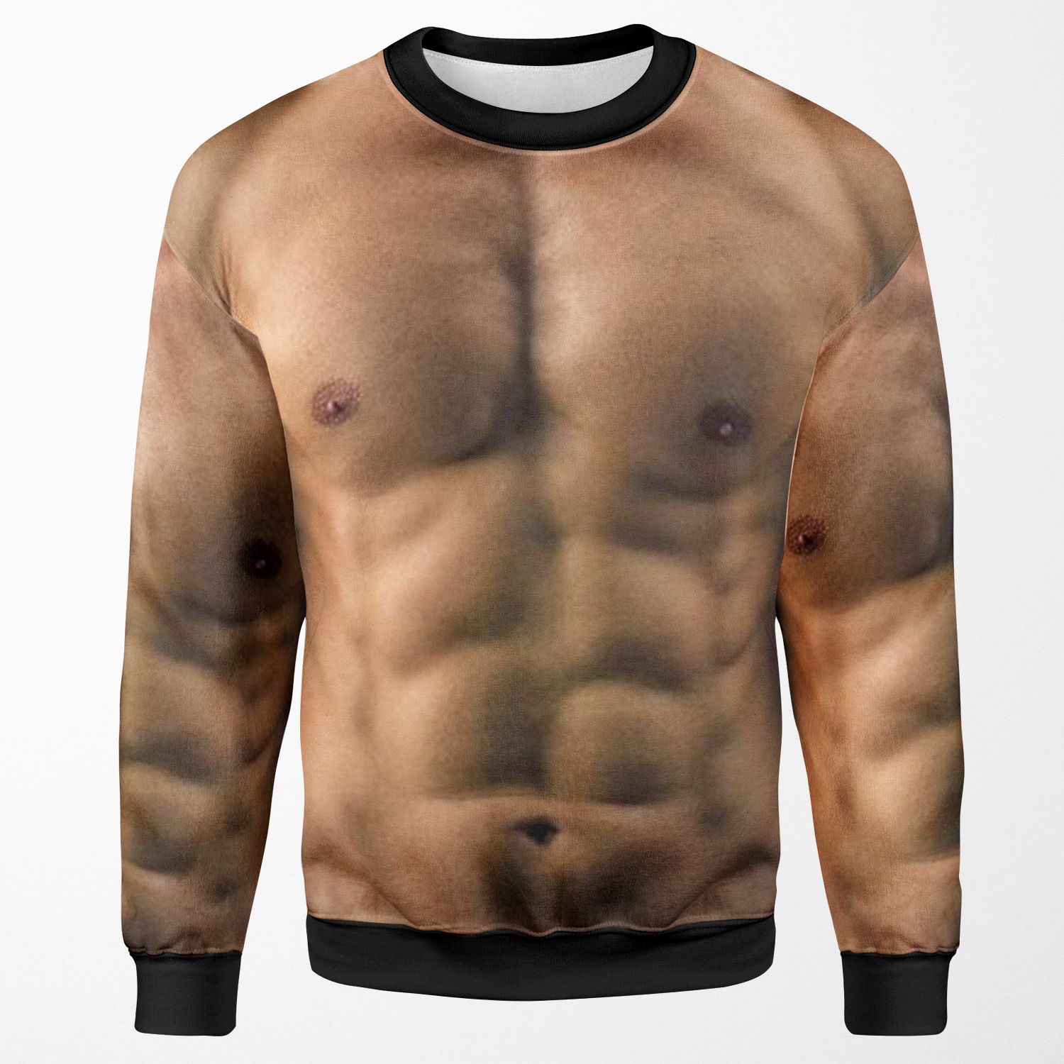 Muscle Man 6 Pack Abs All-over-print Unisex Sweatshirt