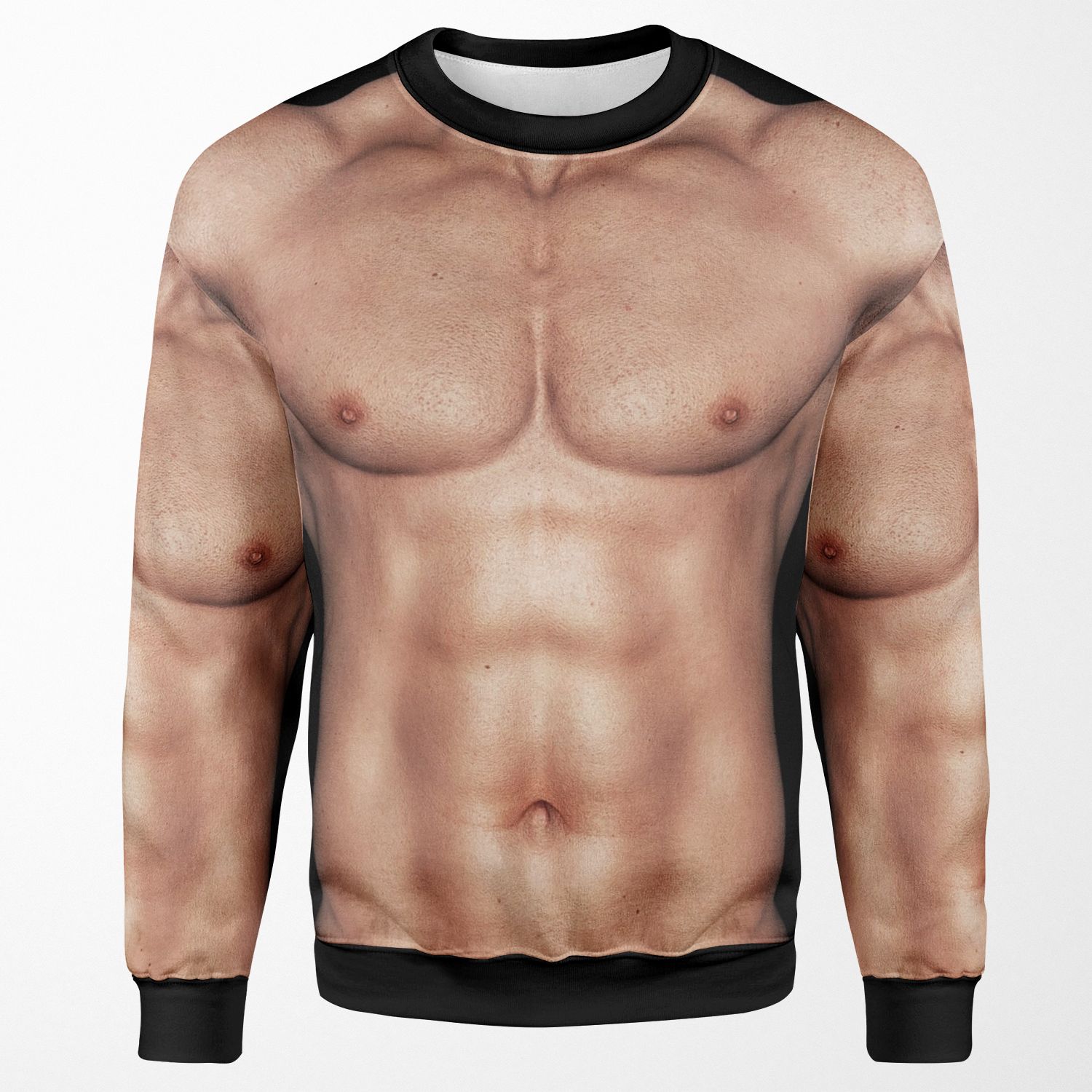 Muscle Man 6 Pack All-over-print Unisex Sweatshirt