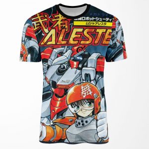 Musha Aleste Front Cover All-over-print T-shirt