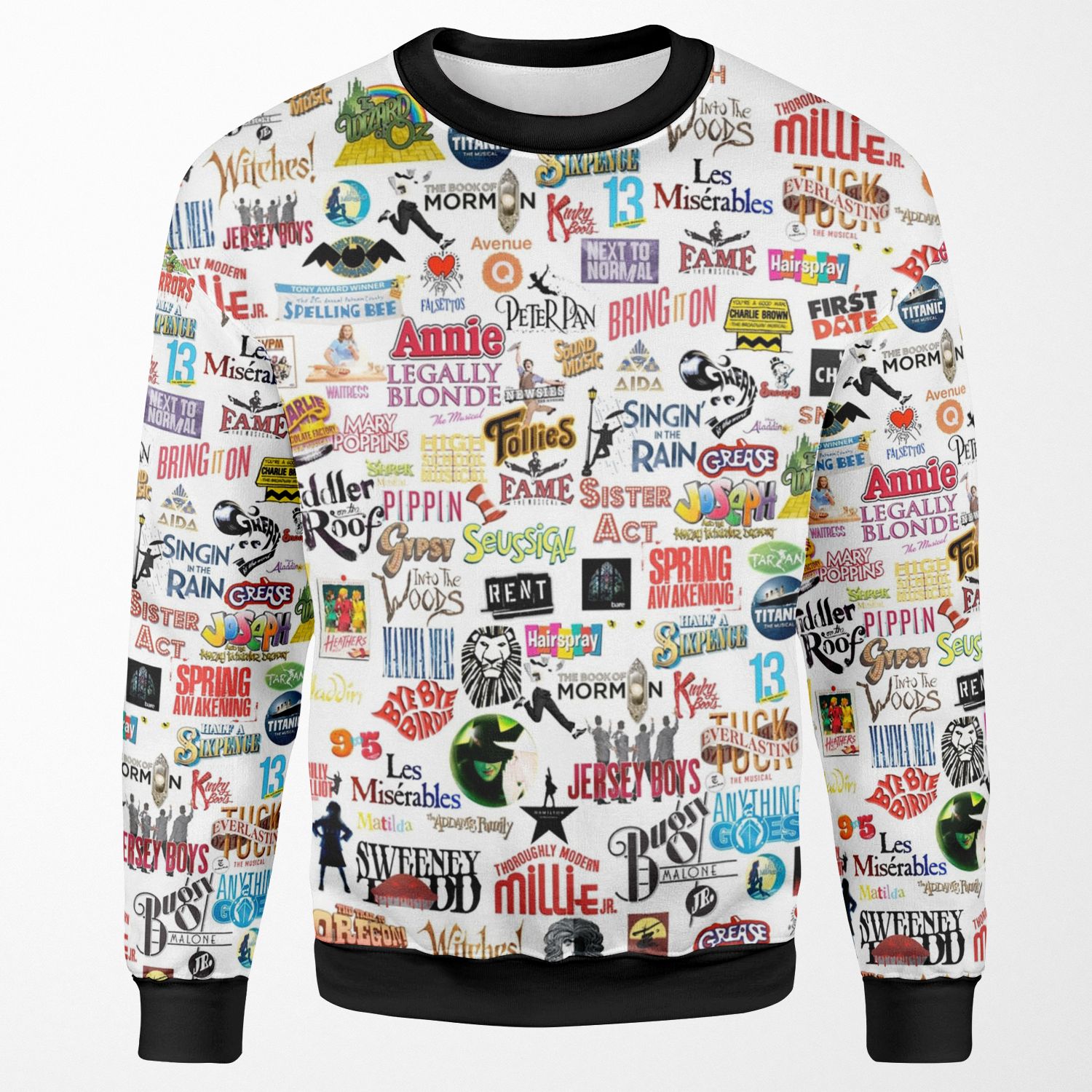 Musical Logos All-over-print Unisex Sweatshirt