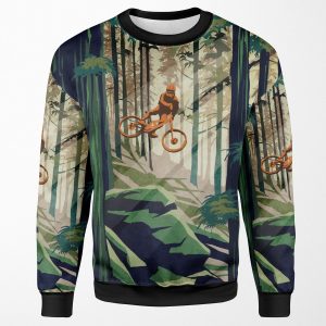 My Therapy Mountain Bike All-over-print Unisex Sweatshirt