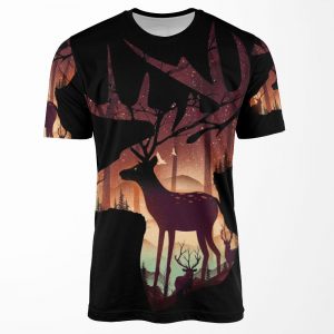 Mystical Deer All-over-print T-shirt