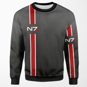 N7 Iconic Masseffect Hd All-over-print Unisex Sweatshirt