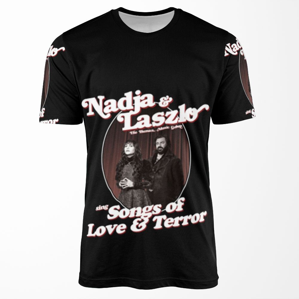 Nadja And Laszlo The Human Music Group Sing Songs Of Love And Terror All-over-print T-shirt