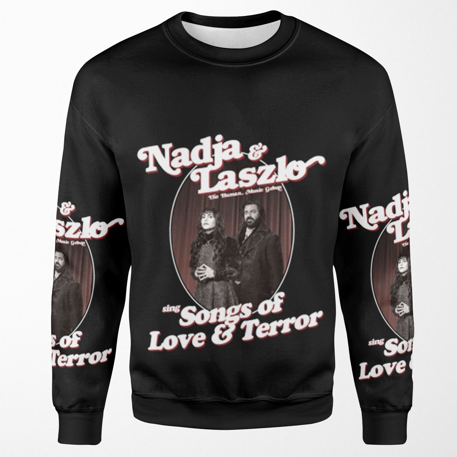 Nadja And Laszlo The Human Music Group Sing Songs Of Love And Terror All-over-print Unisex Sweatshirt