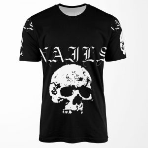 Nails Hardcore Punk Band White All-over-print T-shirt