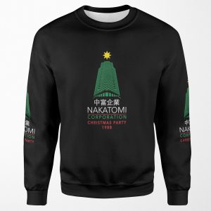 Nakatomi Corporation Christmas Party Tower All-over-print Unisex Sweatshirt