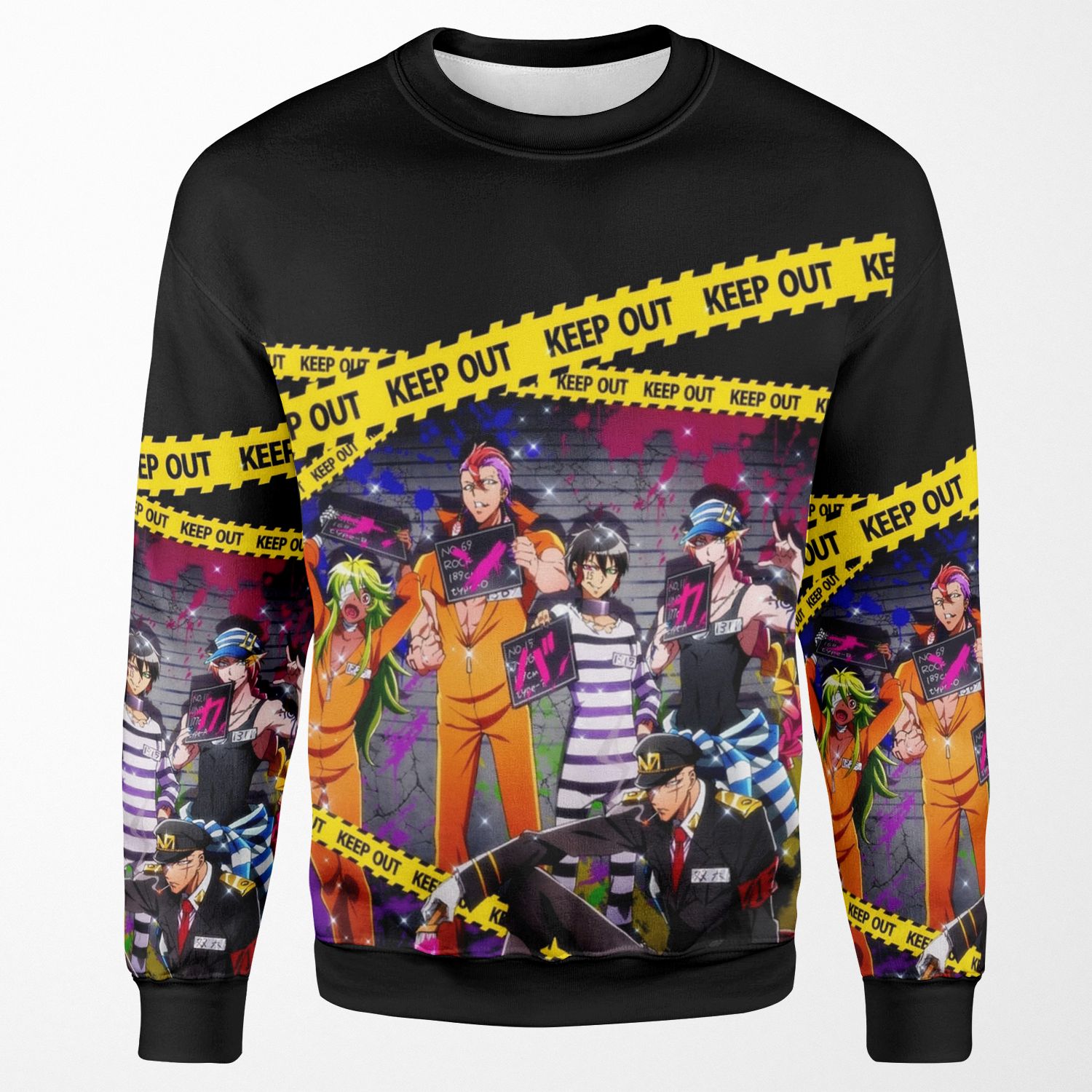 Nanbaka Crew All-over-print Unisex Sweatshirt