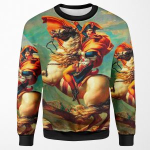 Napoleon At The Saint Bernard Pass All-over-print Unisex Sweatshirt