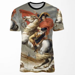 Napoleon Crossing The Alps All-over-print T-shirt