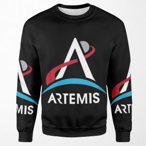 Nasa Artemis Program Logo Mars 2024 Space Astronaut All-over-print Unisex Sweatshirt