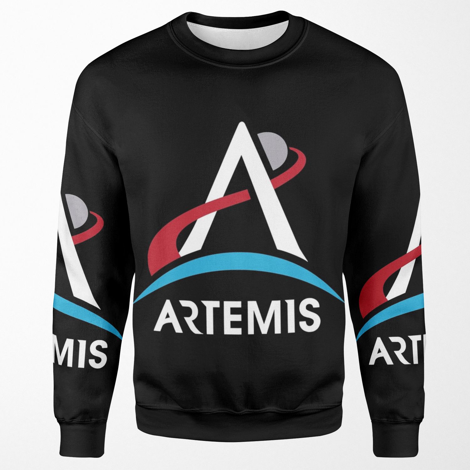 Nasa Artemis Program Logo Mars 2024 Space Astronaut All-over-print Unisex Sweatshirt